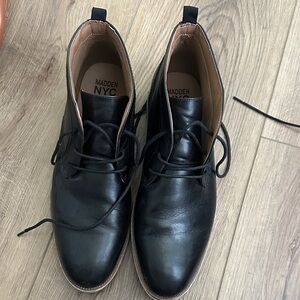 Black lace  Chukka Boots for Men